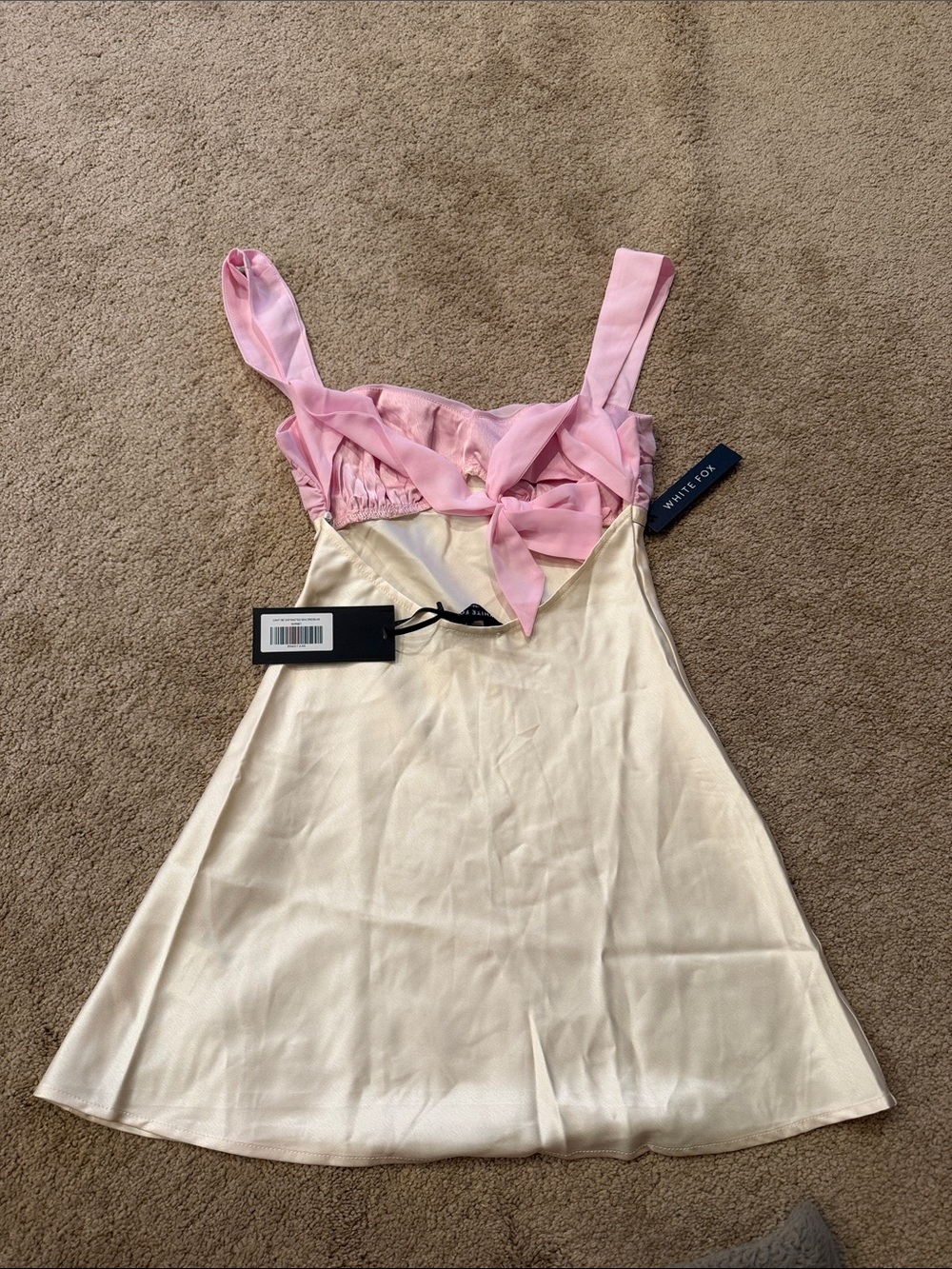 Sorbet Satin Slip Dress - Picture 2 of 2
